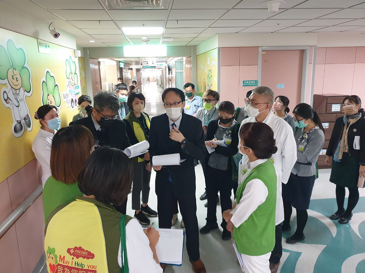 秀傳醫療體系在2021年3月2日啟動的「德國萊因TÜV SQS-Healthcare醫療服務品質管理系統驗證」 圖：秀傳醫院提供