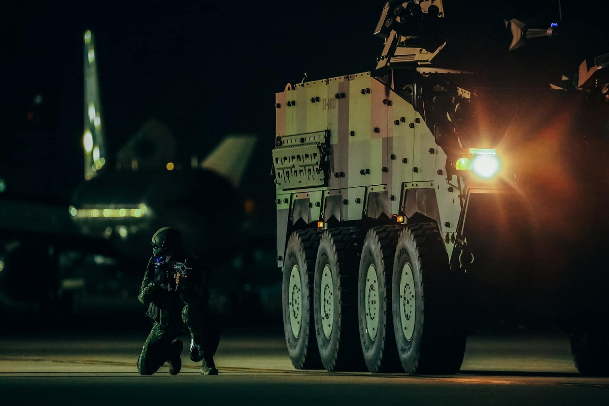國軍守護台灣枕戈待旦，不讓中國越雷池一步。根據美國智庫兵推，只要台灣團結抵抗，解放軍沒辦法順利攻台。 圖：翻攝自國防部發言人臉書