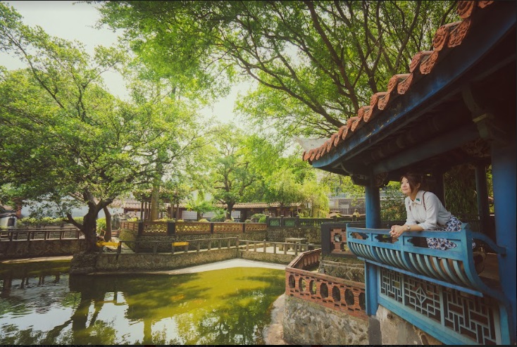古色古香的林本源園邸，擁有美不勝收的庭園綠水假山及迴廊樓宇。 圖：新北市觀旅局提供