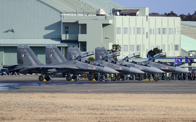 參加 Veer Guardian 23 演習的印軍戰機。 圖 : 翻攝自印度國防部
