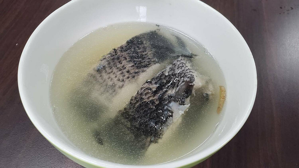 黑毛魚湯滋味鮮甜。 圖：新北市漁業處提供