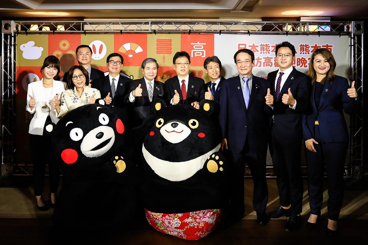 熊本縣市共同組團訪問高雄。 圖：高雄市政府行政暨國際處/提供