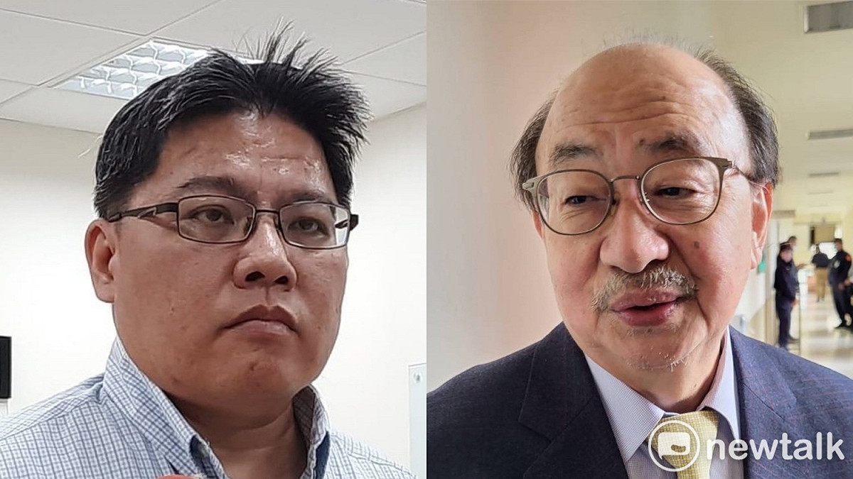 時代力量立委邱顯智今(10)日喊話柯建銘「你退不分區，我退選」。 圖：陳佩君/攝（新頭殼合成）