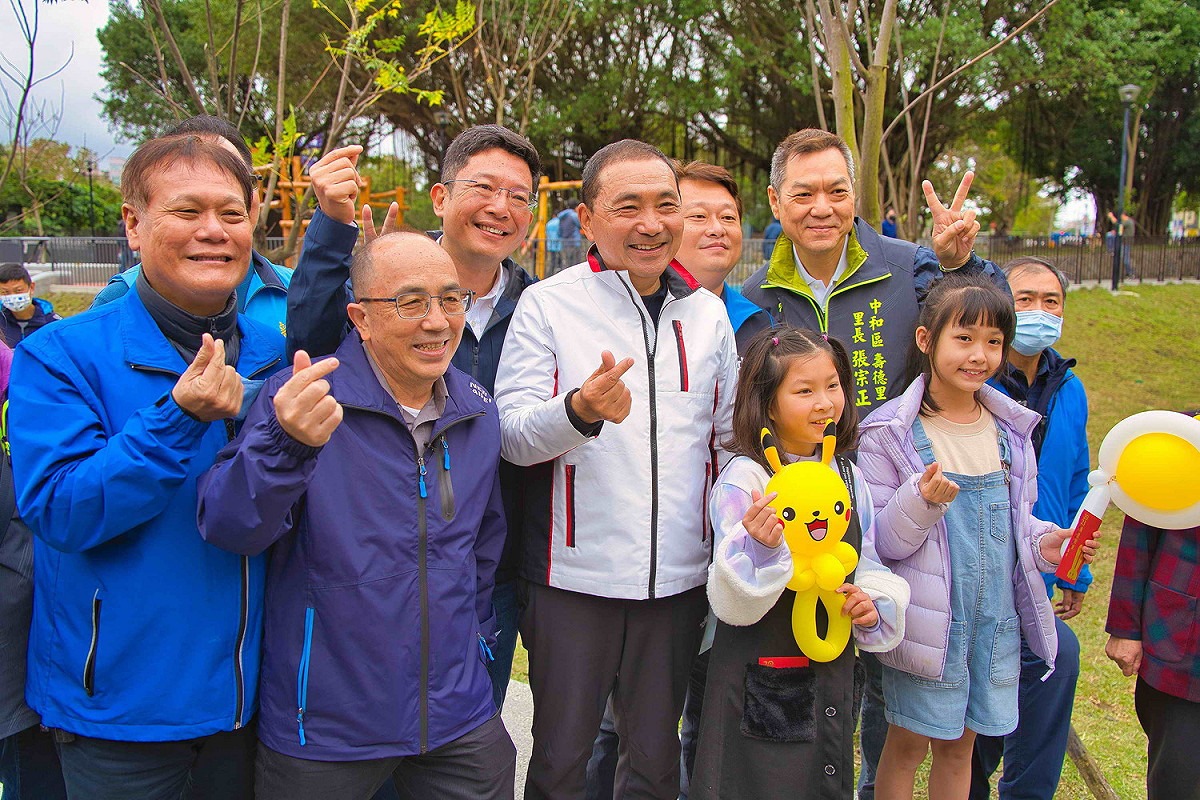 壽德公園兼顧防災減洪功能，成為新北市雨水滯洪及水資源再利用亮點，讓新北市成為一個名符其實會呼吸的海綿城市。 圖：新北市水利局提供