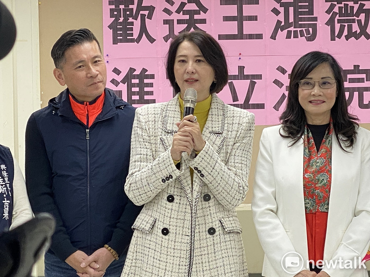 國民黨準立委王鴻薇。 圖：周煊惠 / 攝