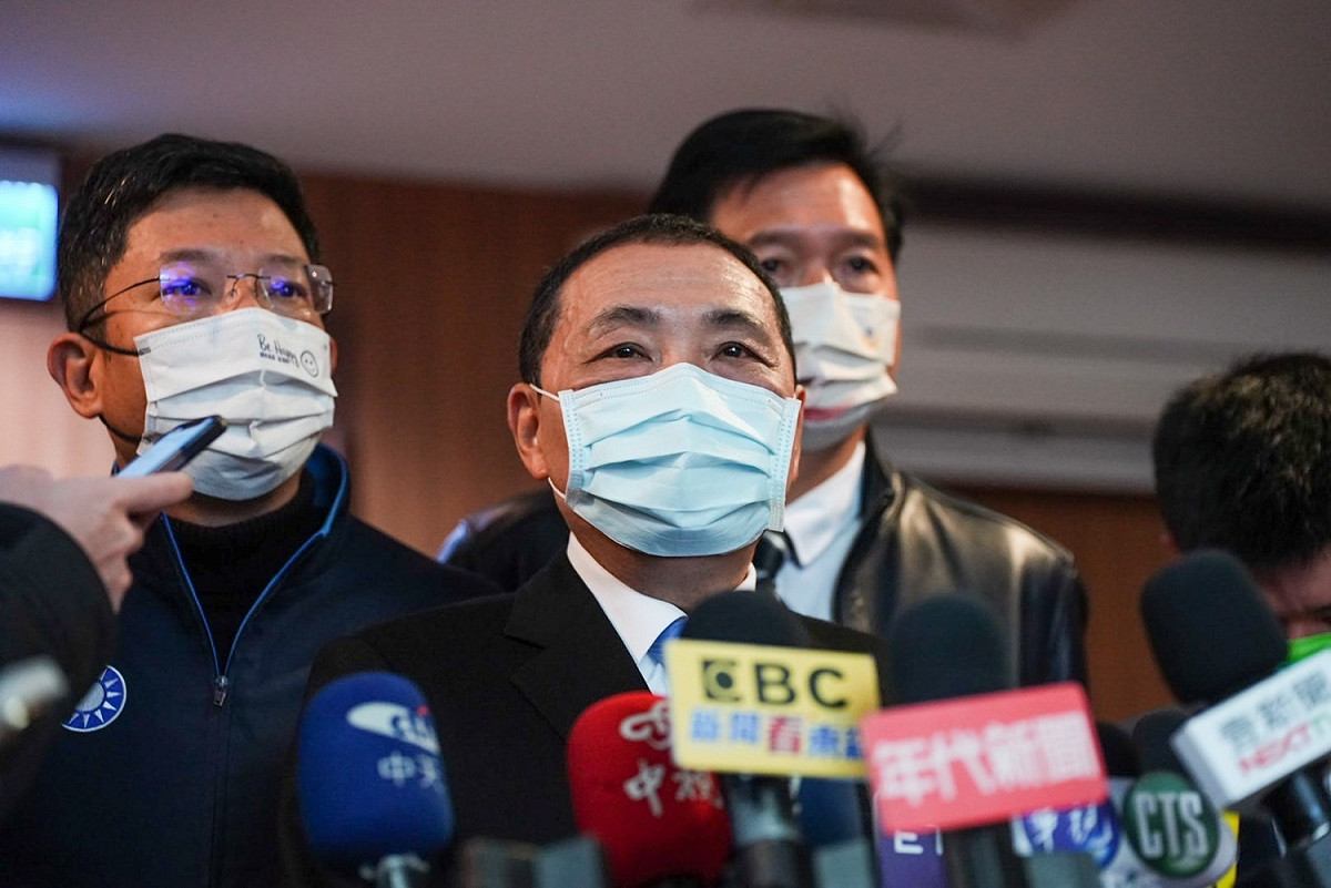 侯友宜表示，他現在就是新北市長，把握當下、認真打拚 圖：新北市警局/提供