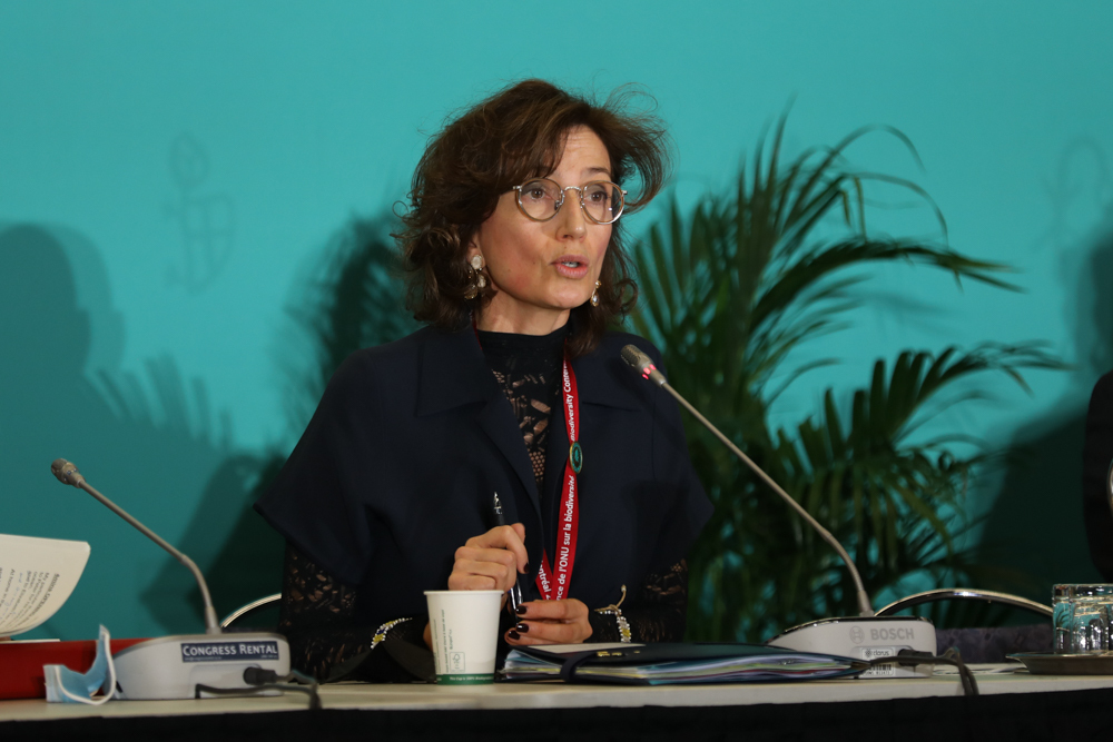 聯合國教科文組織總幹事阿祖萊（Audrey Azoulay）。 圖：翻攝自推特（資料照）