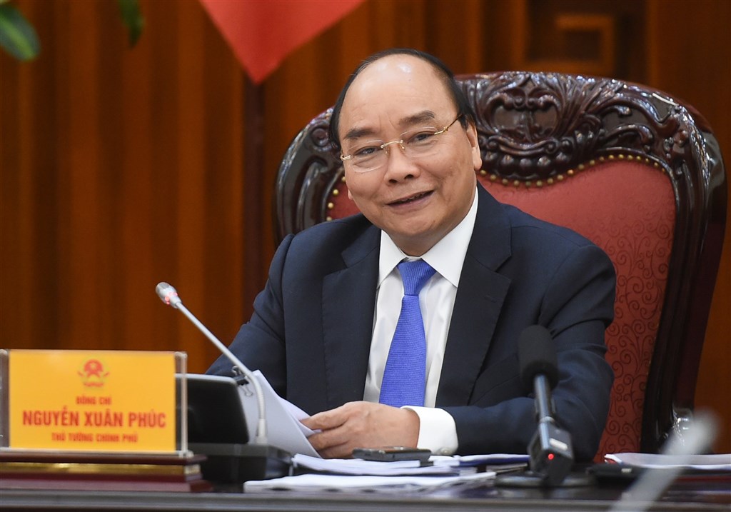 越南共產黨中央委員會17日批准國家主席阮春福辭職申請 圖：取自越南政府臉書