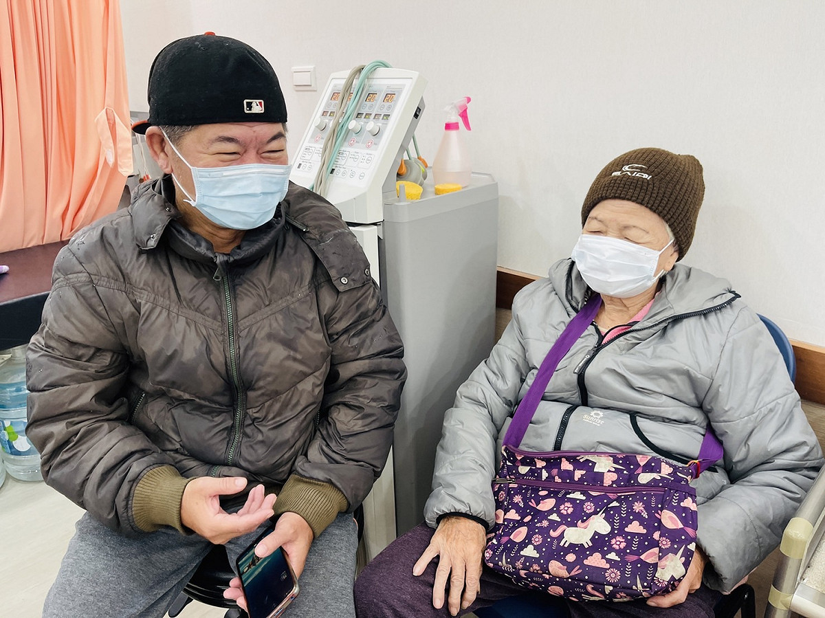 新北市衛生局提供喘息服務。 圖：新北市衛生局提供