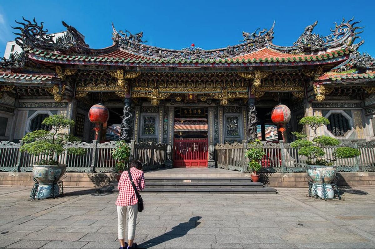 台北艋舺龍山寺。 圖：翻攝自交通部觀光局網站