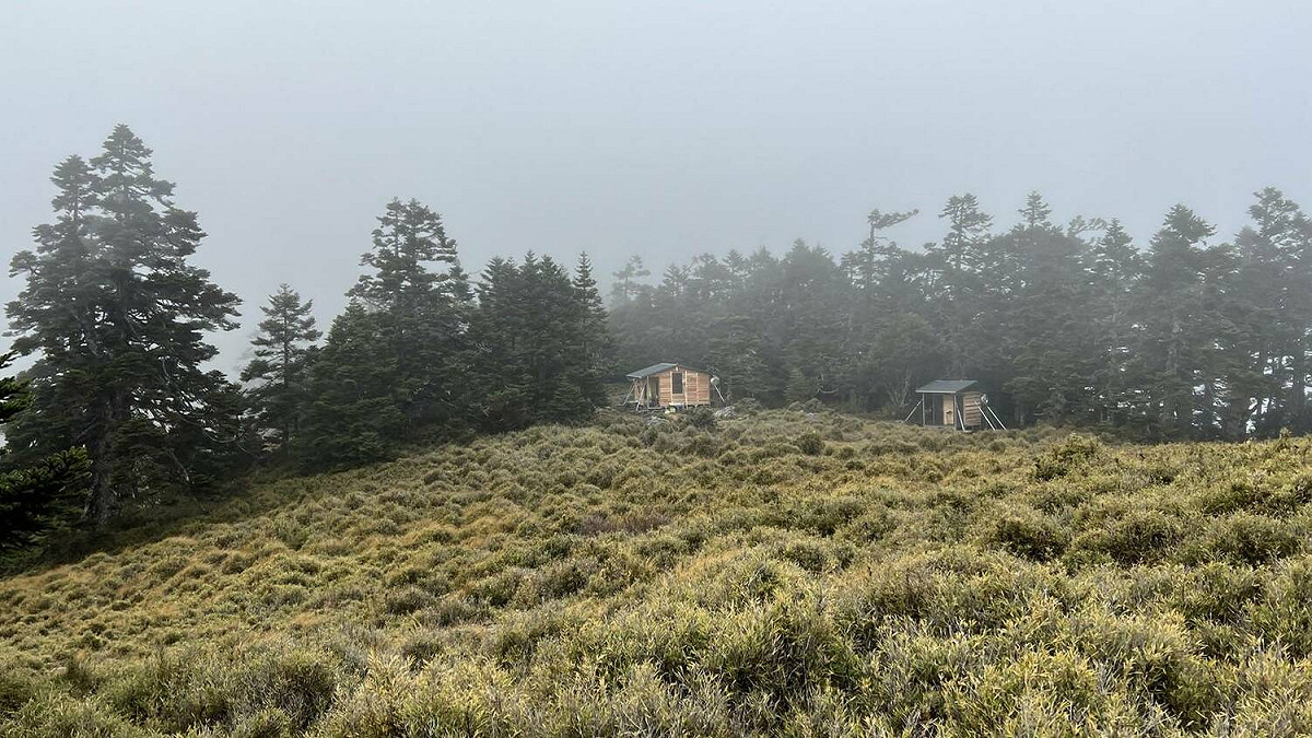 奇萊東稜磐石避難小屋。 圖：太管處提供