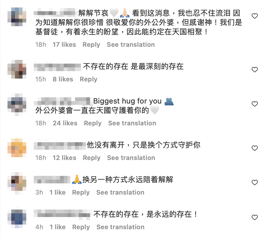 網友見狀也紛紛留言替她加油打氣。 圖：翻攝自鄧紫棋IG