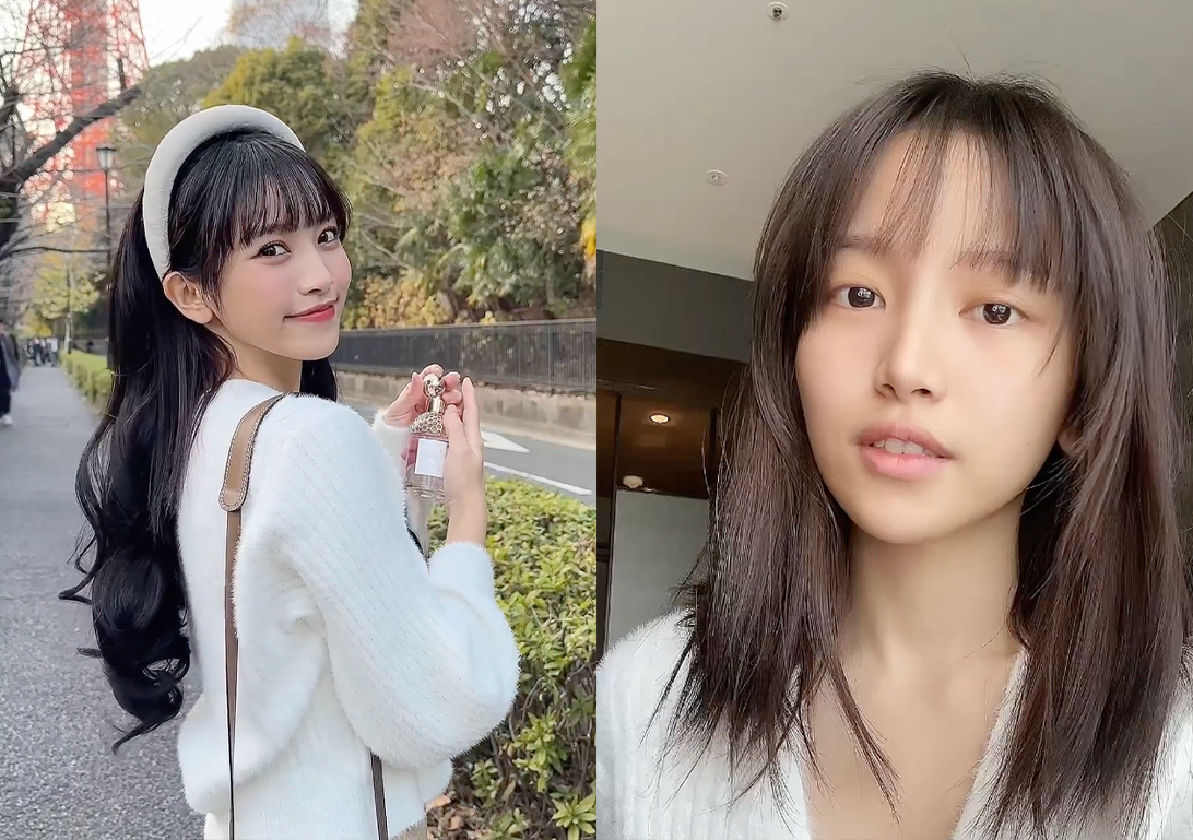 網紅蔡瑞雪曝光全素顏模樣，有人驚覺撞臉女星陳意涵。 圖：翻攝自蔡瑞雪IG