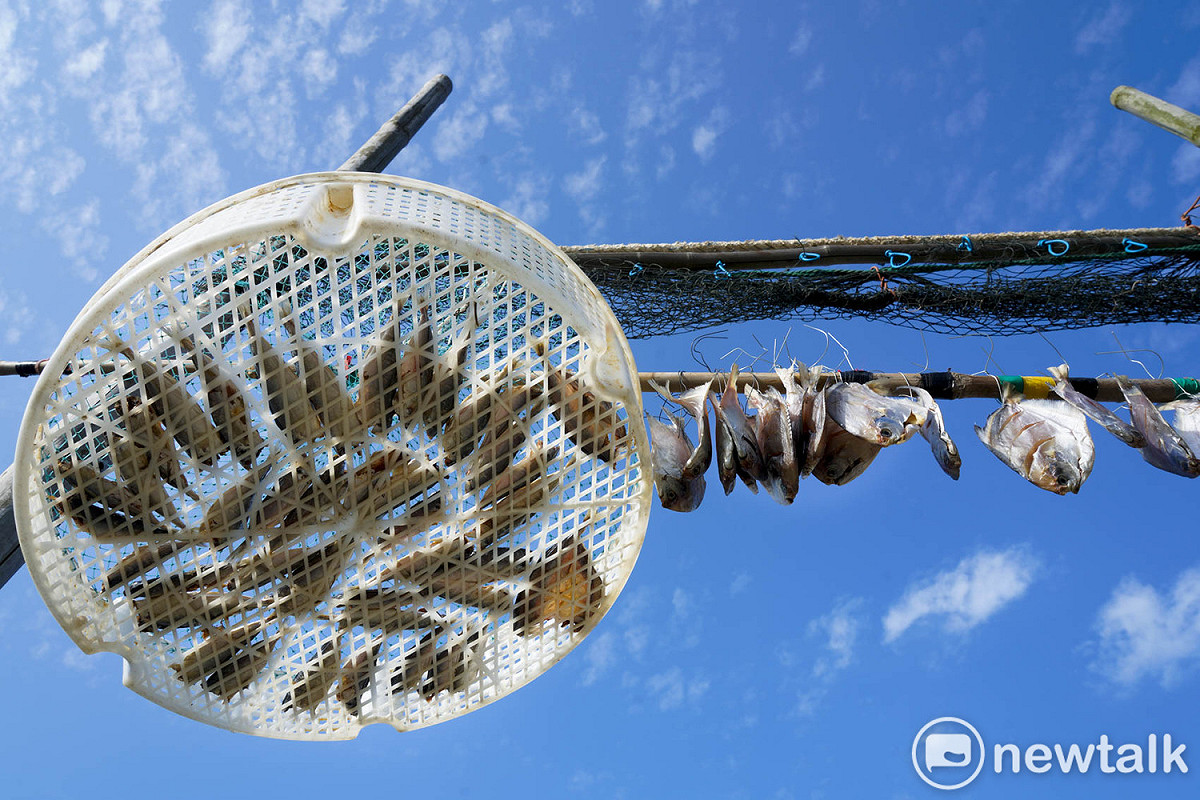 東莒冬季有不少海魚洄游至此，冬季冷冽乾燥的北風非常適合曬魚乾。 圖：張良一/攝