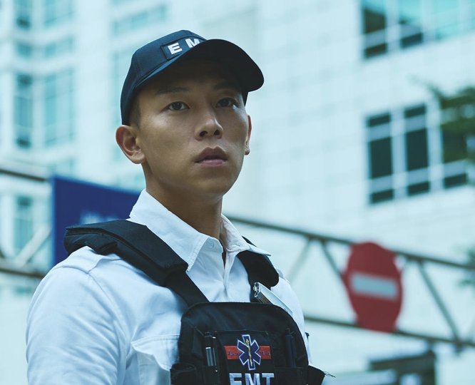 「饒舌男神」瘦子首部銀幕處女作《速命道》預告曝光。 圖：翻攝自瘦子IG
