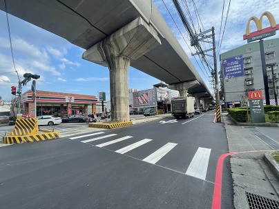 捷運三鶯線鶯桃路現況照。 圖：新北市捷運局提供