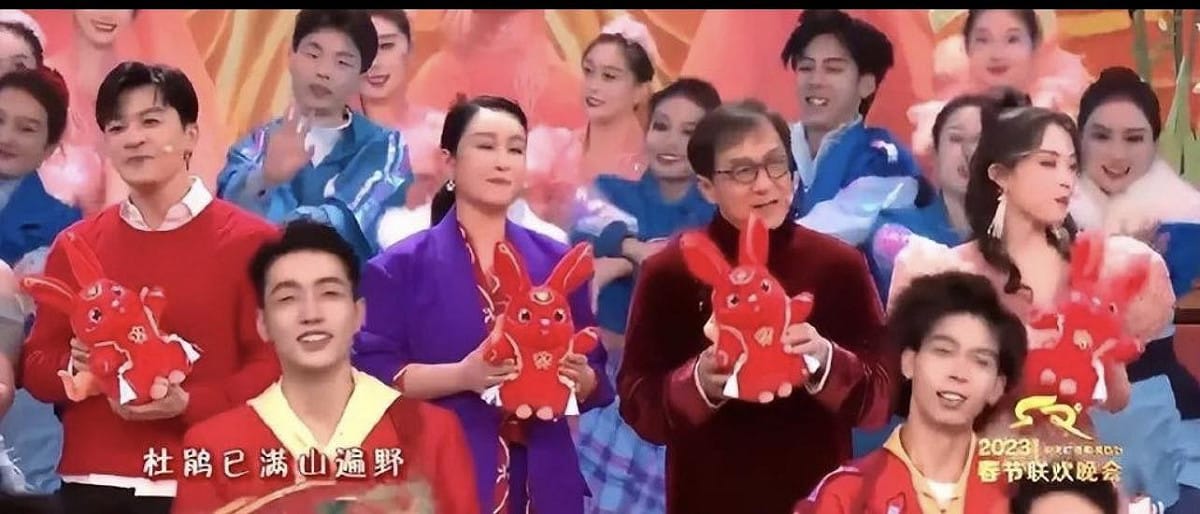 中國央視春晚表演《花開種花家》被指控抄襲。 圖:翻攝自春晚微博