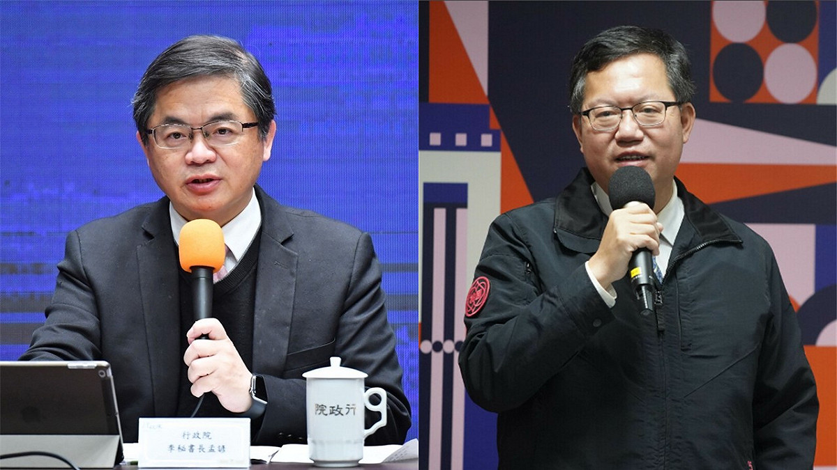 據黨政人士透露，行政院三長已於今日下午全數定案，副院長將由桃園市前市長鄭文燦出任，而秘書長由熟稔政院事務的李孟諺留任。 圖：行政院提供 新頭殼合成