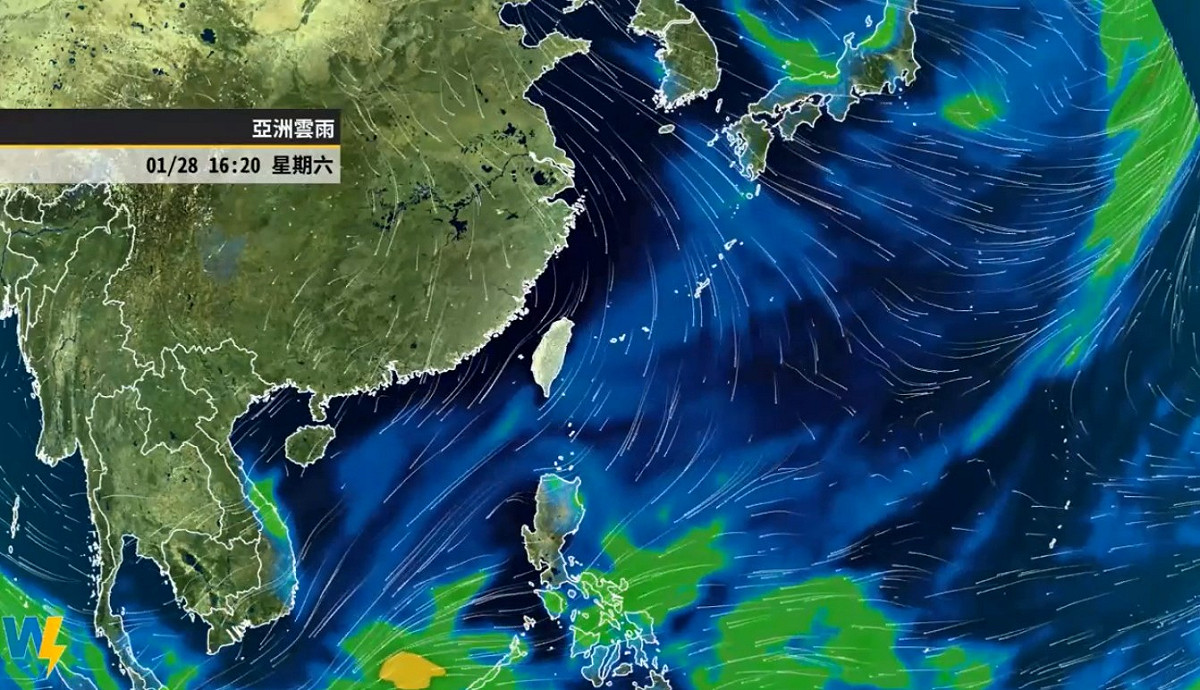 今日持續受到寒流影響，北部最低溫降至11度。 圖：取自天氣風險臉書
