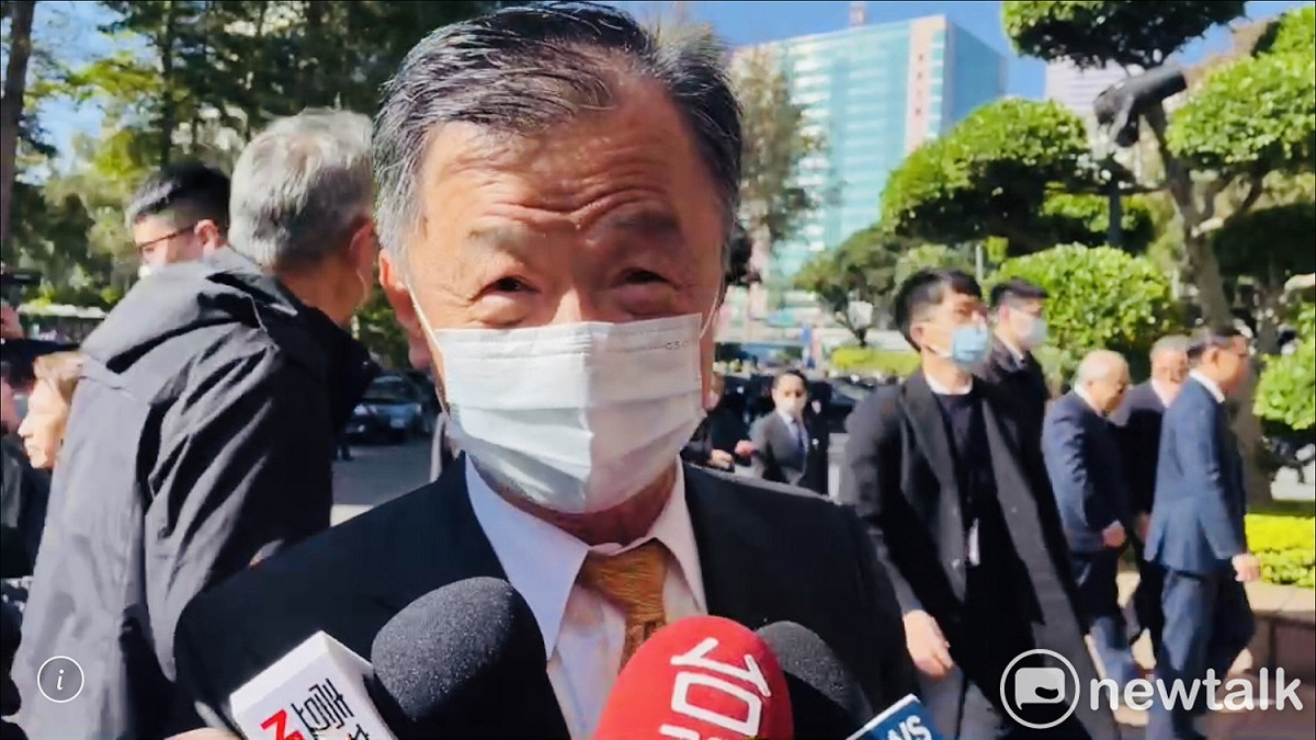陸委會主委邱太三受訪。 圖：謝莉慧/攝