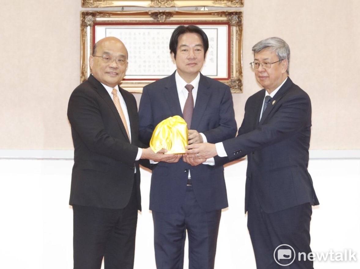 新舊任內閣團隊1月31日交接，今日就傳出前行政院長蘇貞昌住院開刀。 圖：張良一/攝