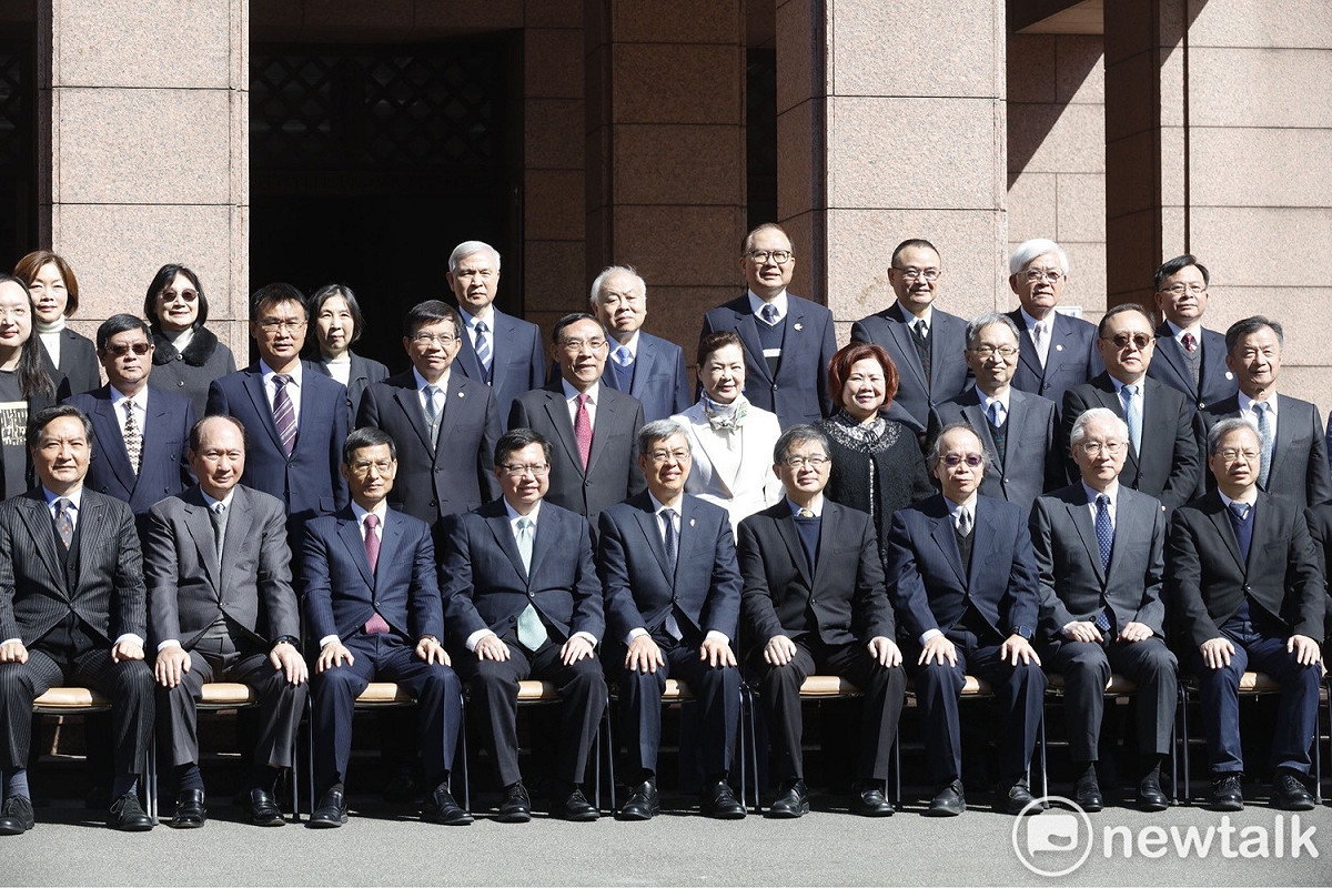 陳建仁內閣合照。 圖：張良一/攝