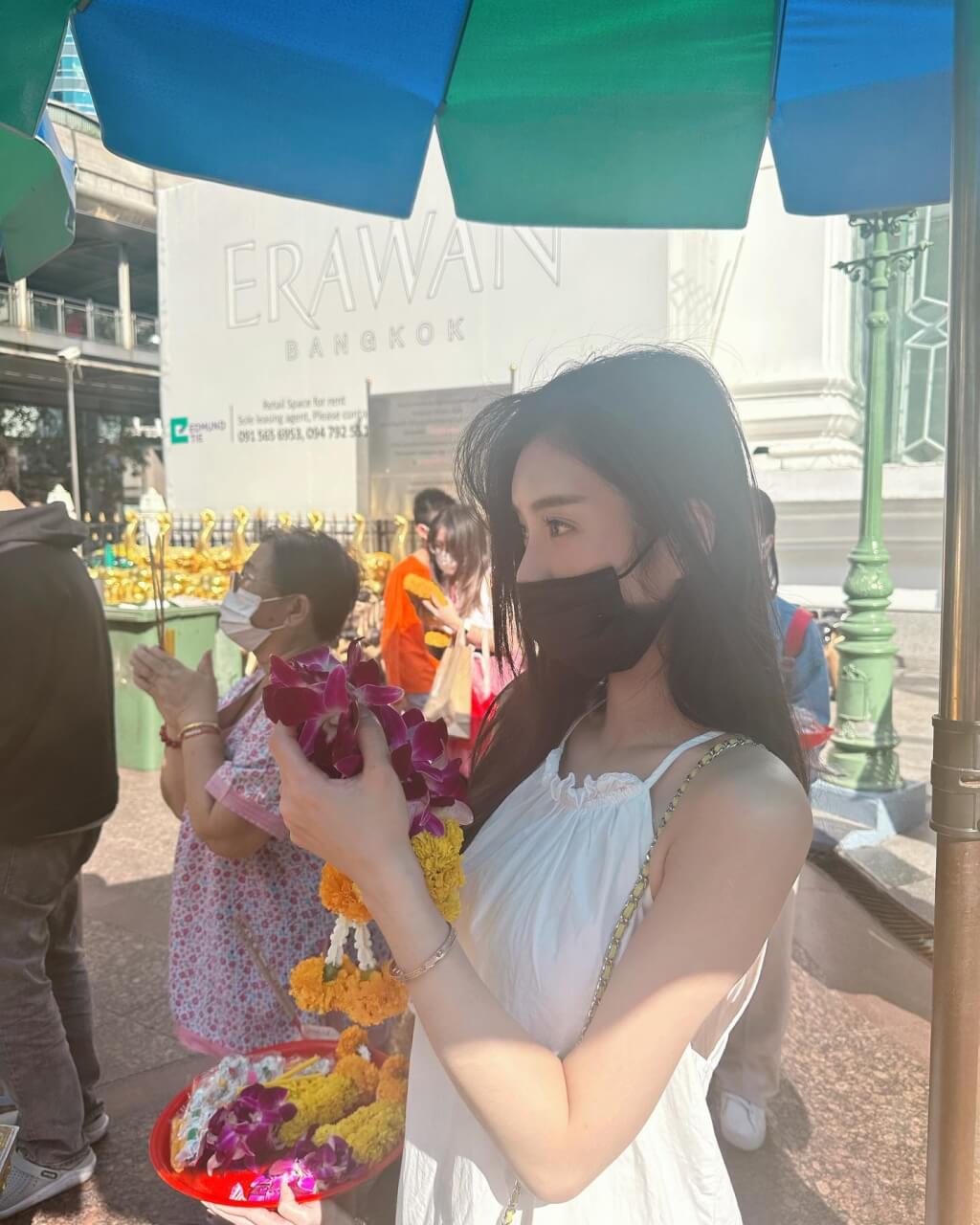 台灣藝人安于晴指控赴泰國旅遊時遭到當地警察無故勒索。 圖：翻攝安于晴臉書
