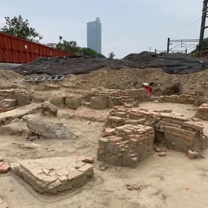 台南鐵路地下化工程，施工4年多來共發現多達19處遺跡。 圖：取自台南文化資產管理處網站