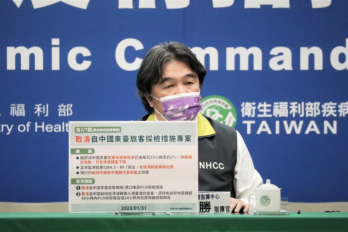 中央流行疫情指揮中心指揮官王必勝 圖：中央流行疫情指揮中心/提供