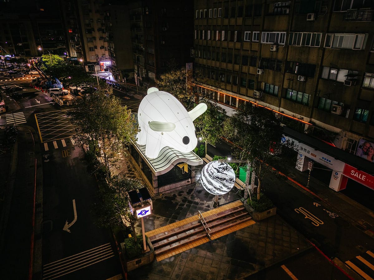 光展區-光兔現蹤。 圖：台北市政府觀傳局／提供