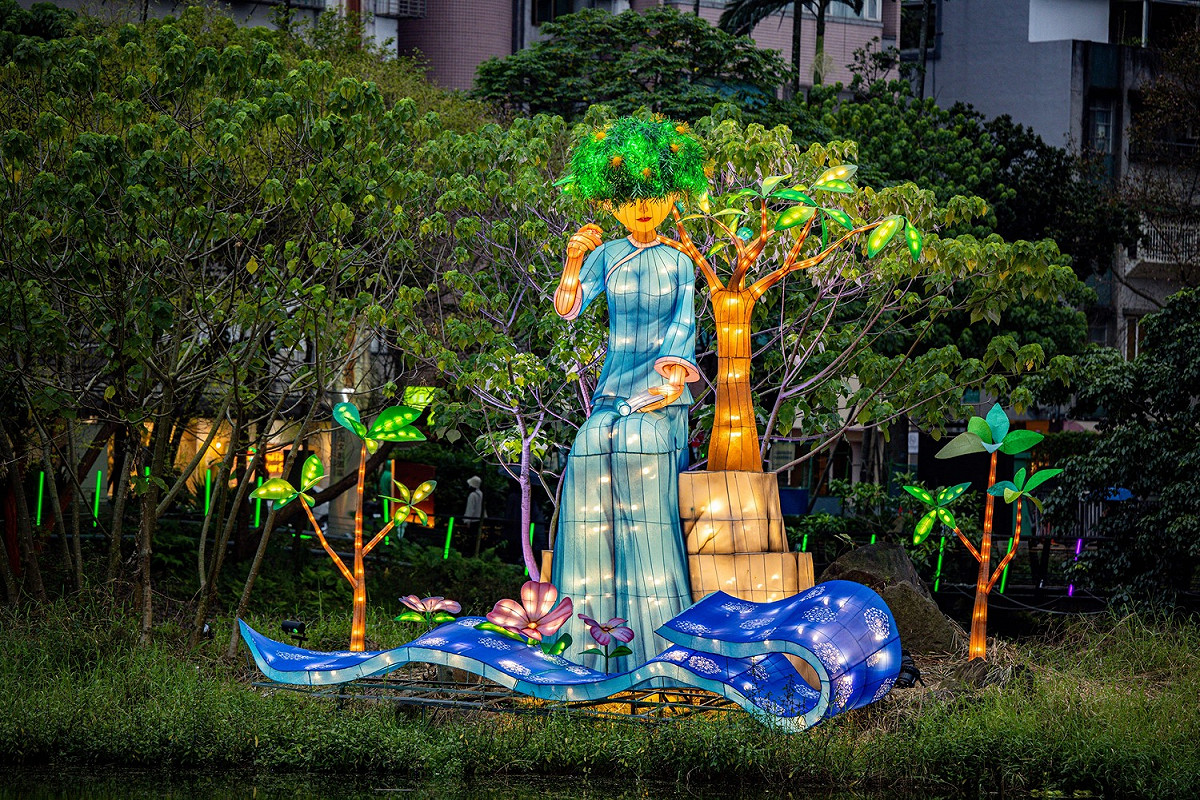 源展區-島上的女人樹。 圖：台北市政府觀傳局／提供