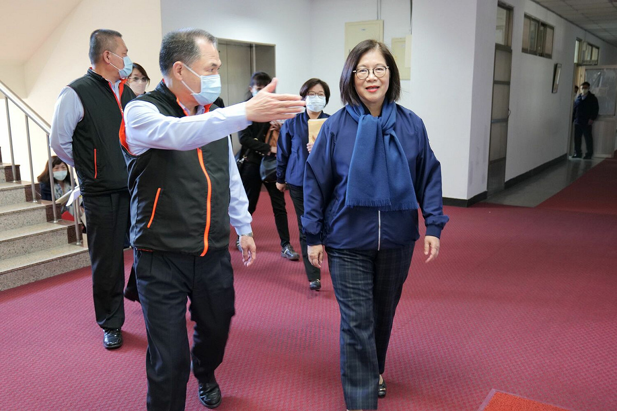 海委會新主委管碧玲走馬上任。 圖：行政院海委會/提供