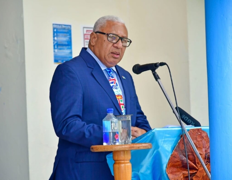 斐濟前總理巴依尼馬拉馬 ( Frank Bainimarama )。 圖 : 翻攝自臉書