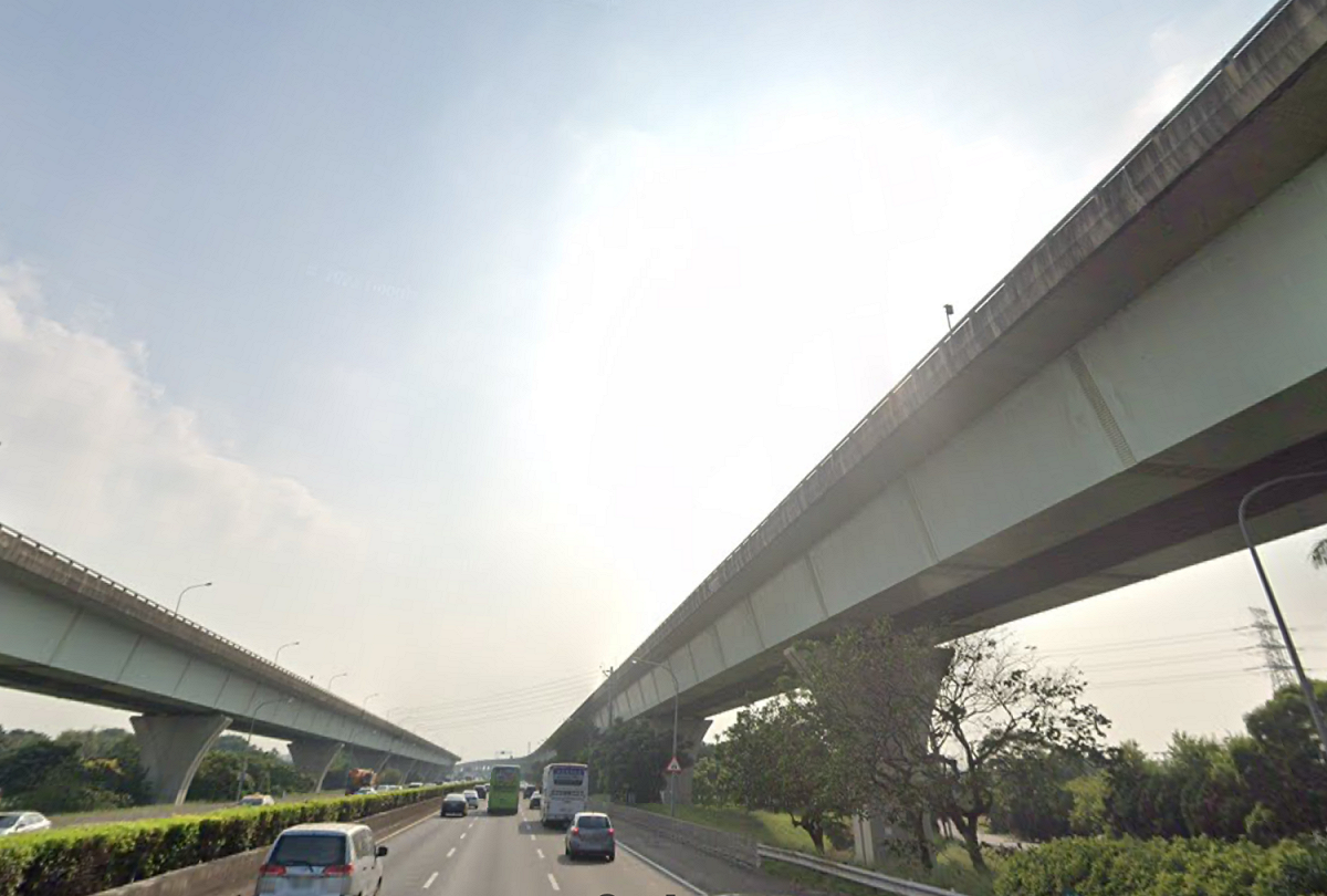 目前桃園地區只有國2系統交流道可通往桃園機場，沒有地方交流道。 圖：翻攝自Google map