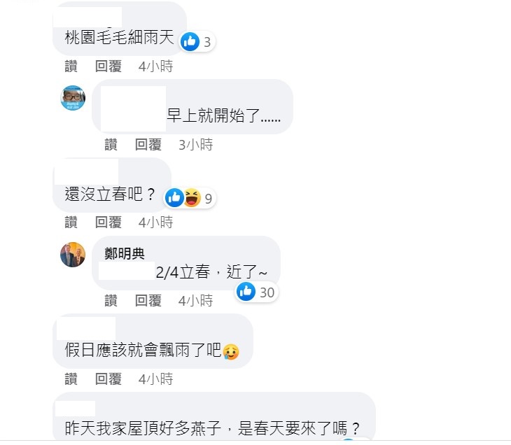 今日天氣引起很多網友討論。 圖：取自鄭明典臉書