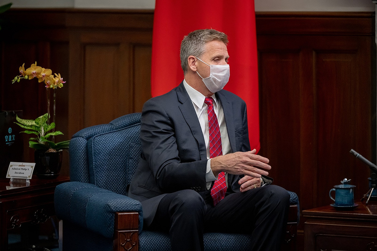 美國前印太司令部司令戴維森（Philip Davidson） 圖：總統府提供