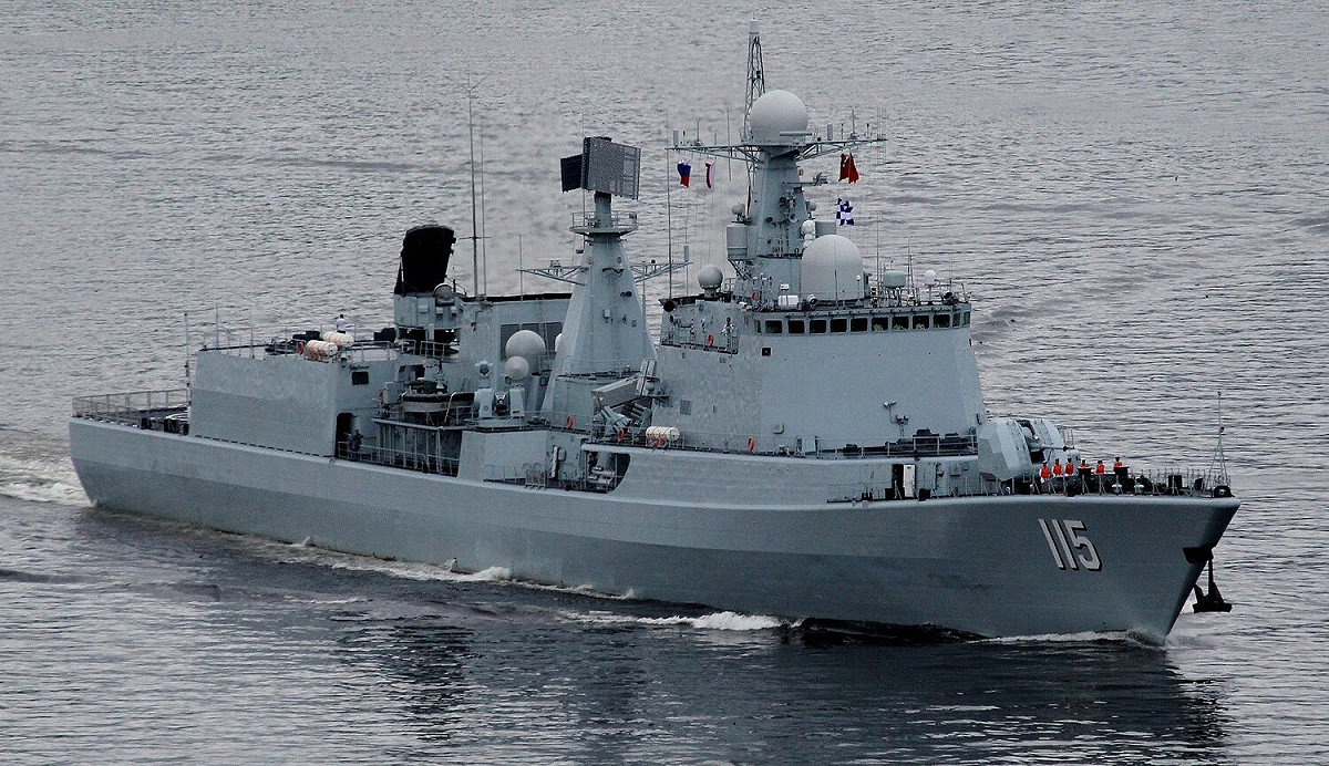 中國海軍 051C 驅逐艦。 圖:翻攝自維基百科