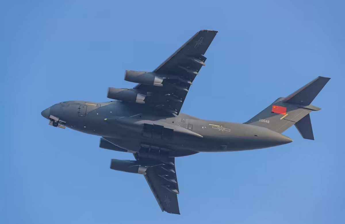 中國運 20 運輸機。 圖:翻攝自騰訊網