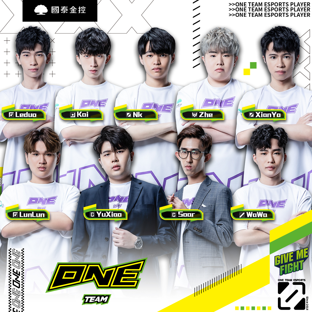 ONE Team《傳說對決》2023 GCS春季選手陣容 圖：ONE Team/提供