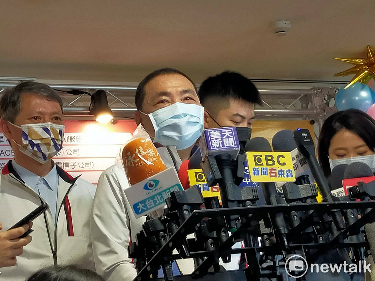 侯友宜盼中央投入更多基礎建設汰換老舊管線。 圖：林昀真/攝