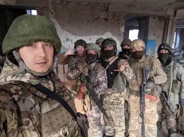 在烏克蘭前線哦瓦格納軍團士兵。 圖 : 翻攝自陸媒《HE 觀察》