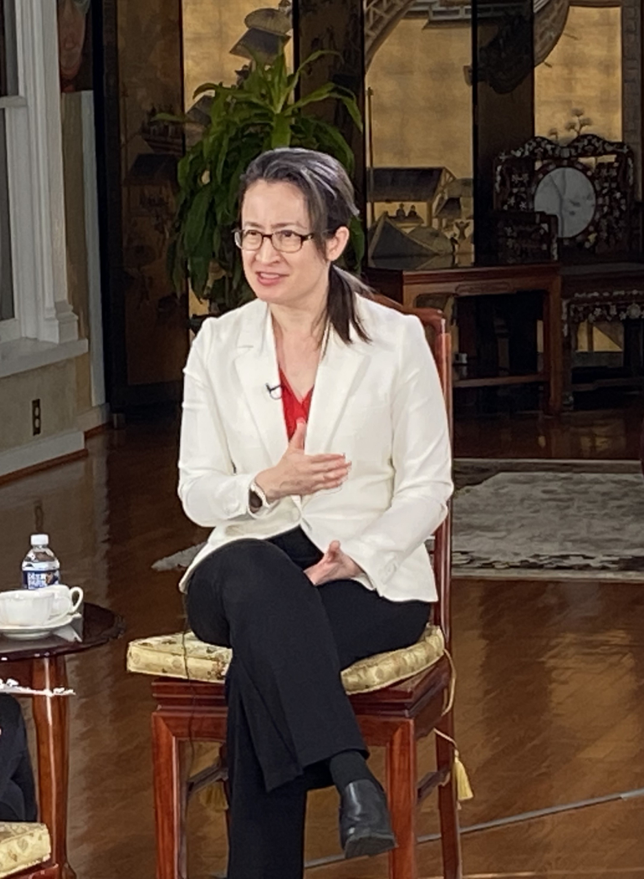 駐美代表蕭美琴近日將返國述職，與相關部會交換意見，以便日後的工作推動。 圖：翻攝自駐美代表處