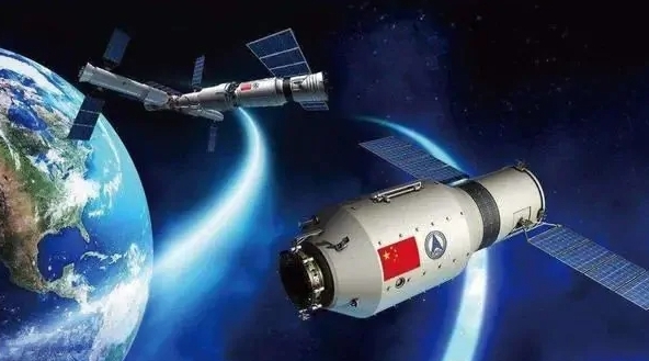 中國北斗衛星示意圖。 圖 : 翻攝自微博
