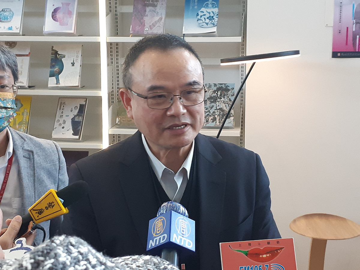 新科故宮博物院院長蕭宗煌，強調文化平權。 圖：蔡坤龍/攝