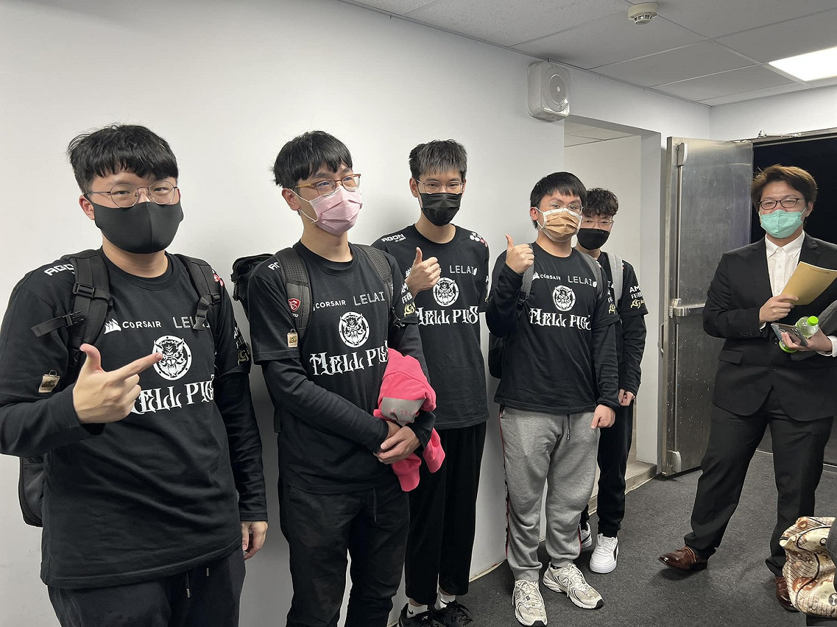 地獄豬戰隊大爆冷門首勝FAK。 圖：翻攝自Hell Pigs 地獄豬戰隊臉書