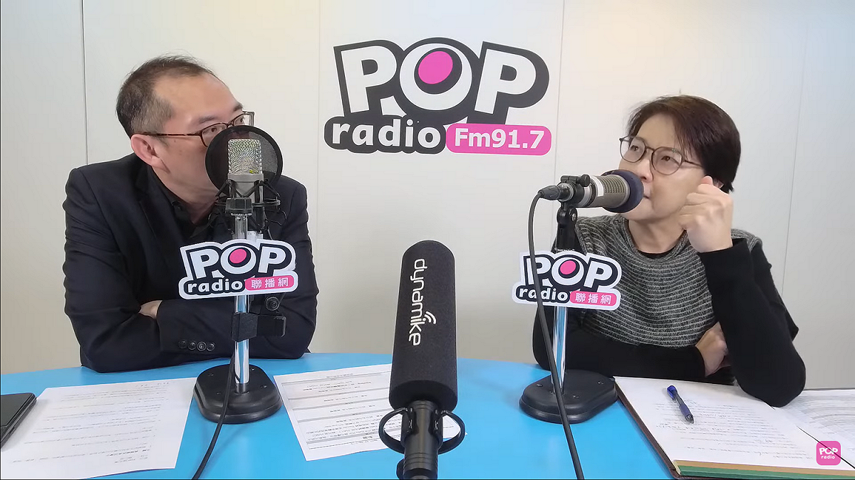 前台北市副市長黃珊珊受《 POP搶先爆 》訪問時表示，去年正逢九合一大選，只有柯文哲願意接燈會。 圖: 擷取自 POP Radio YouTube 畫面