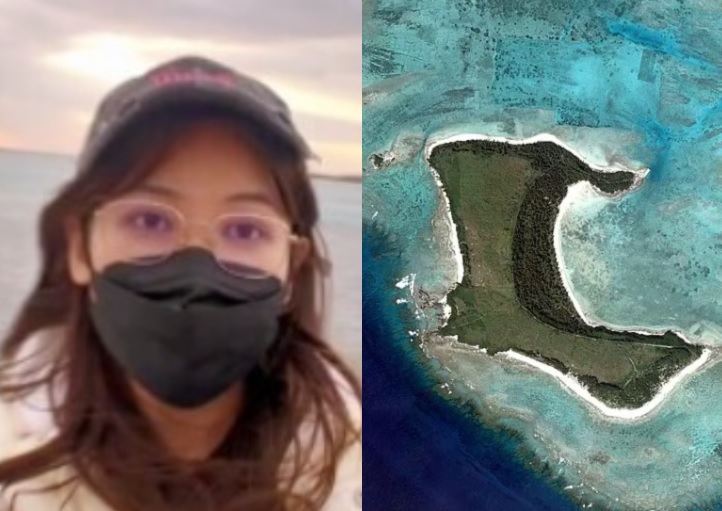 中國女子購買沖繩「屋那霸島」，引發日本熱議。 圖:翻攝自推特