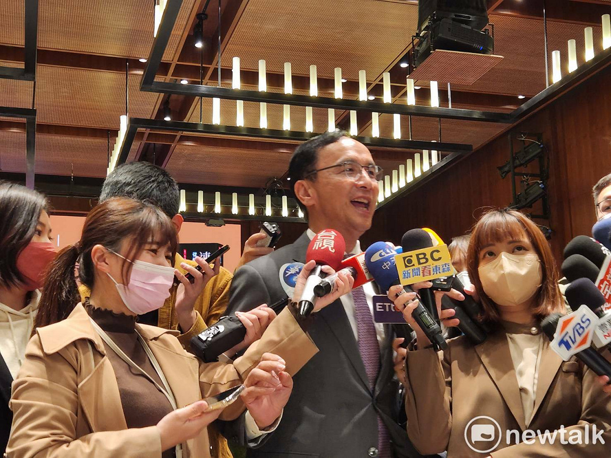 國民黨主席朱立倫。 圖：黃建豪/攝