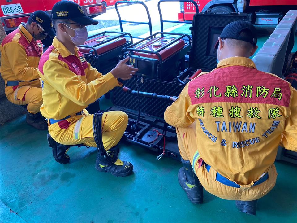 王美惠表示，彰化縣消防局的特搜隊已完成整備，隨時可接受徵召出勤前往土耳其援助救災。 圖：彰化縣政府提供