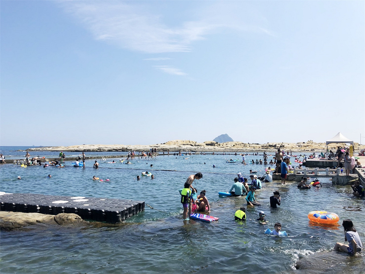「掀風潮」活動還有冬泳與湯屋兩大活動，冬泳地點位於藍海水池。 圖：翻攝自北觀處網站